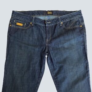 Antik Denim Blue Boot Cut Jeans Classic Style